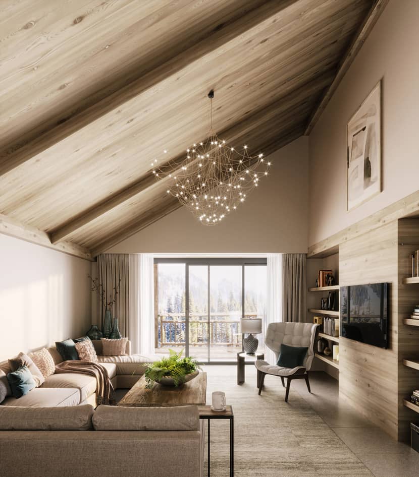 Oxygen, 'L'Ecrin Blanc' 3D Rendering