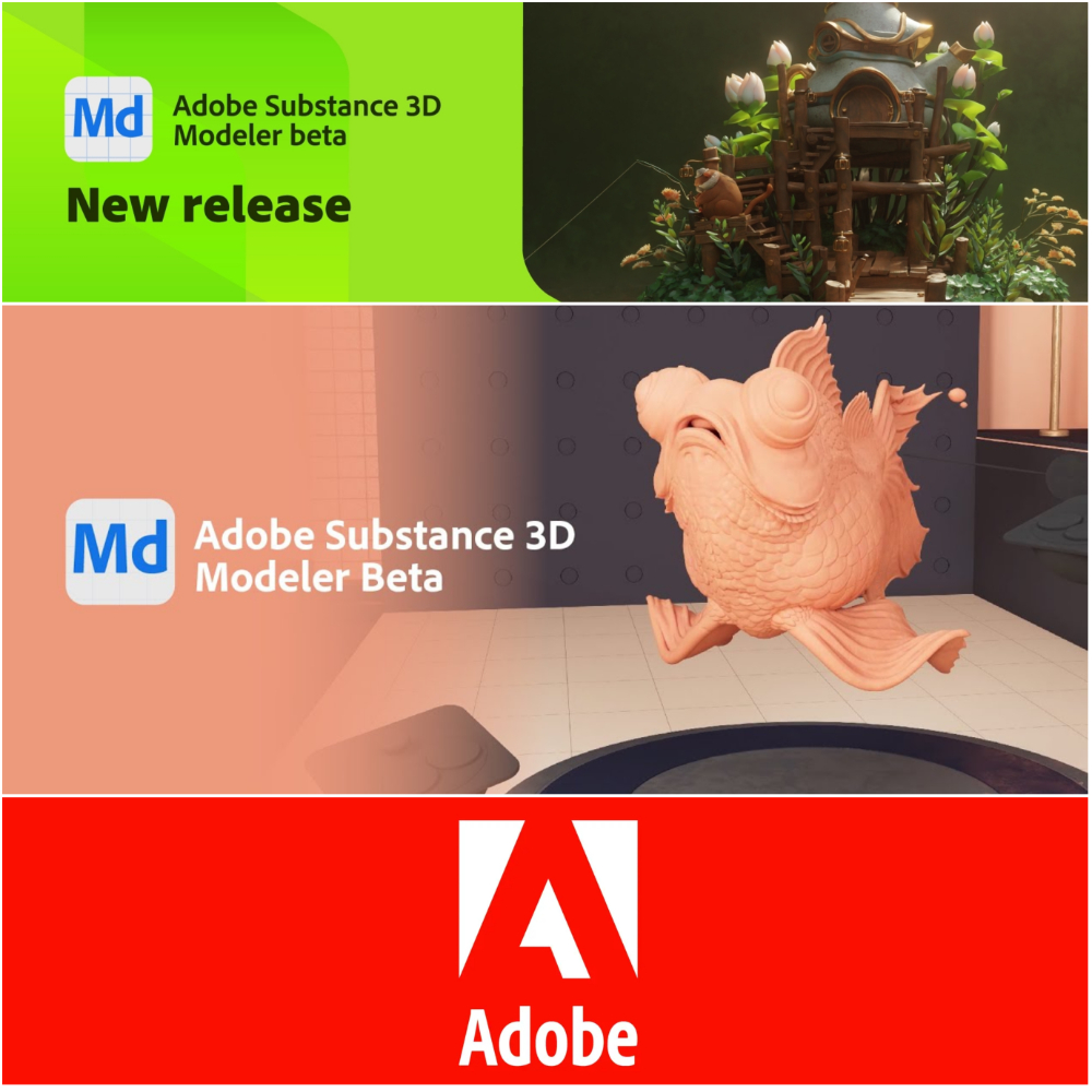 Adobe - New Substance 3D Modeler released